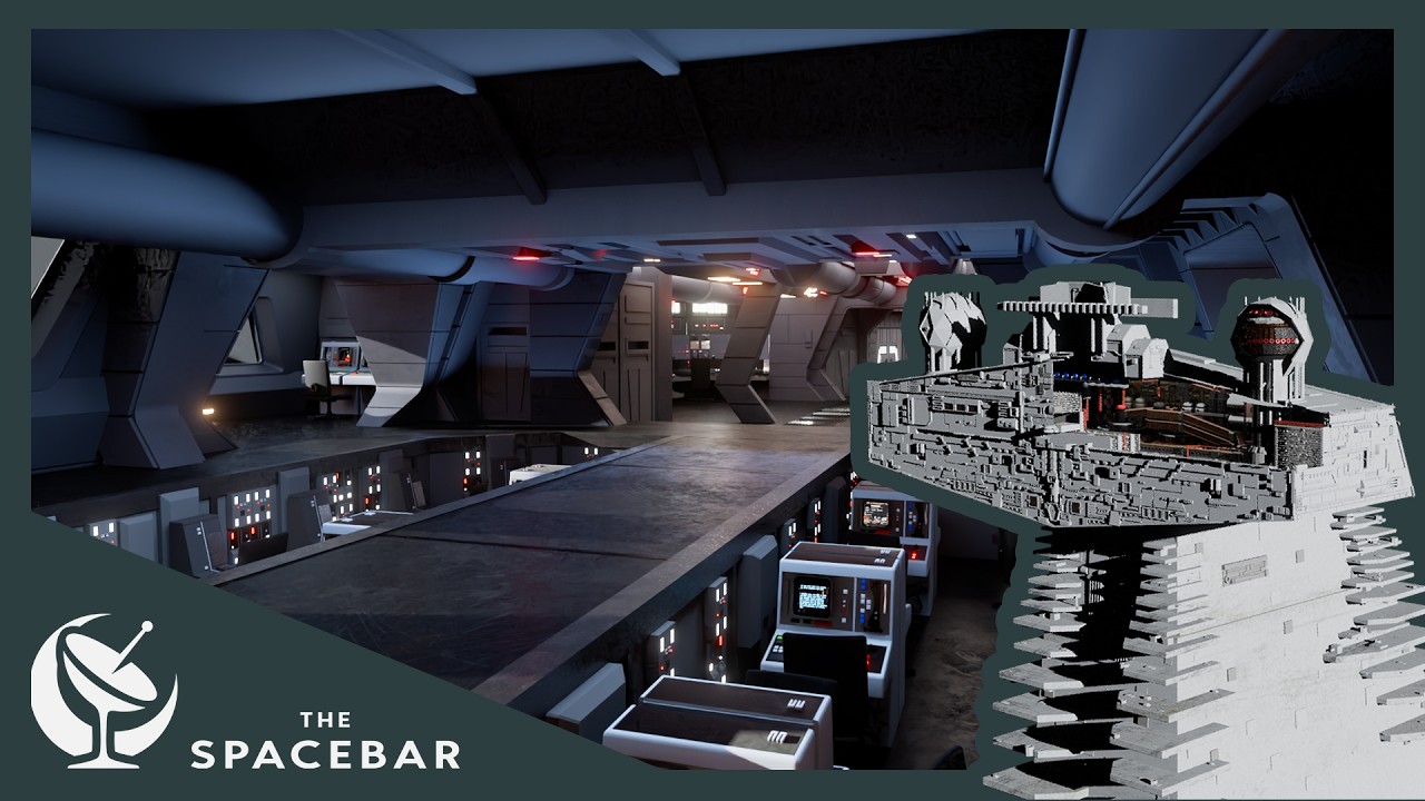 Executor Star Destroyer Bridge Full Tour 4k │ Darth Vader's personal flagship 3D animation