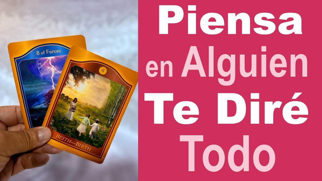 PIENSA en UNA PERSONA y TE DIRÉ LO que SIGNIFICAS AHORA MISMO en SU VIDA 💖 Tarot Amor Interactivo