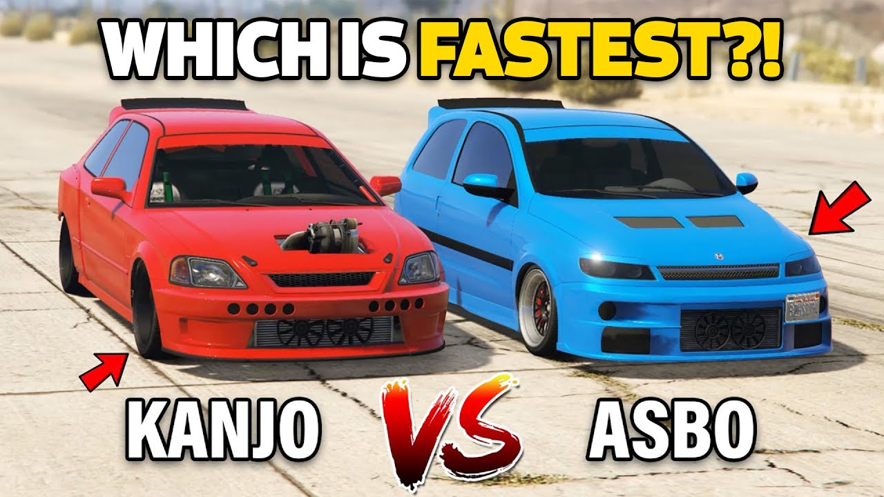 GTA 5 ONLINE - BLISTA KANJO VS ASBO (WHICH IS FASTEST?)
