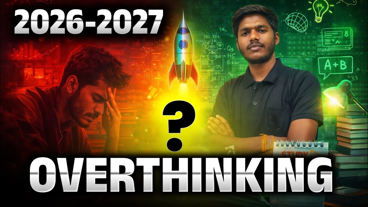 Overthinking vs Smart Thinking 🤯 | Students Must Watch #viral #education #overthinking 