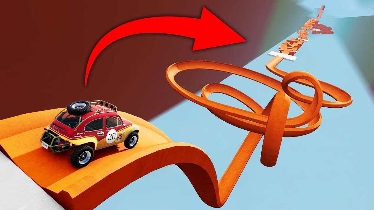 EXTREME HOT WHEELS OBSTACLE COURSE! (BeamNG Drive)