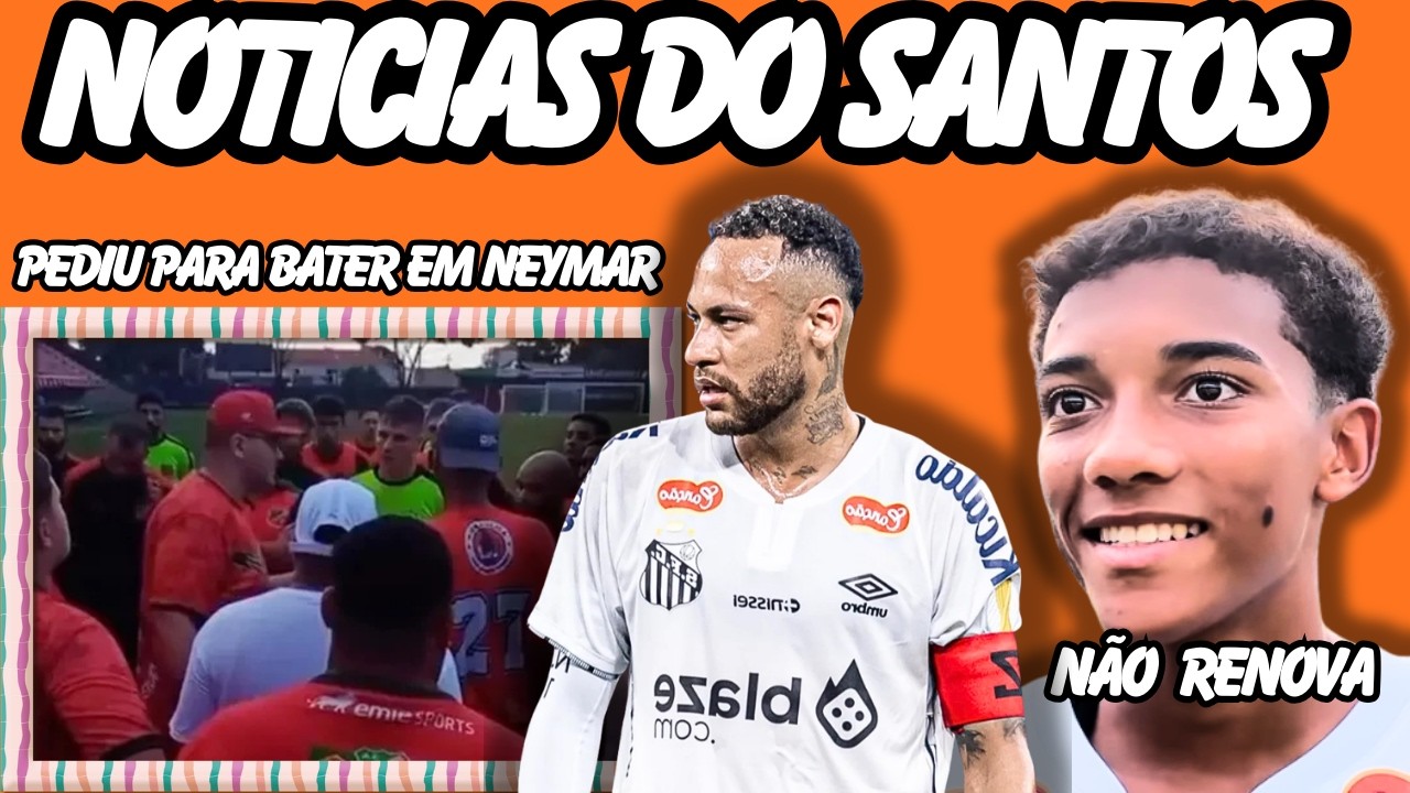Torcida do Velo invade treino e manda “quebrar” Neymar; Robinho Jr. não quer Renovar