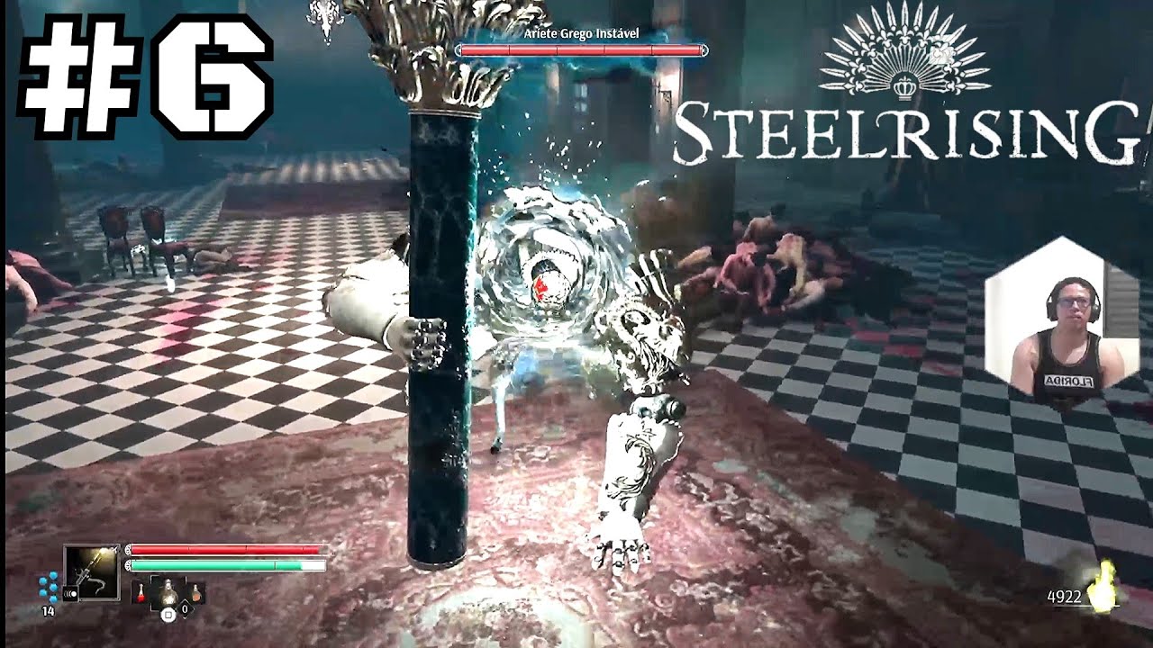 Steelrising #6. Boss Ariete Grego Inst&aacute;vel