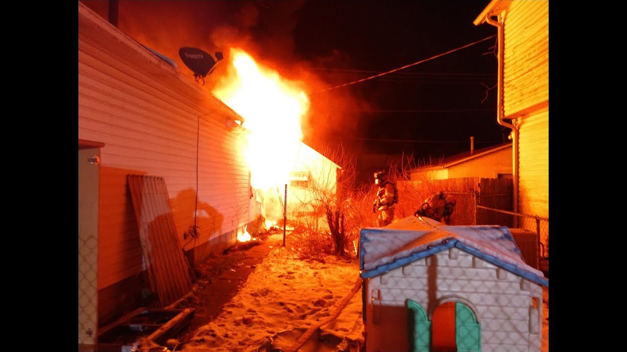 Newark Ohio Fire Department working house fire command view dash cam Prior Ave