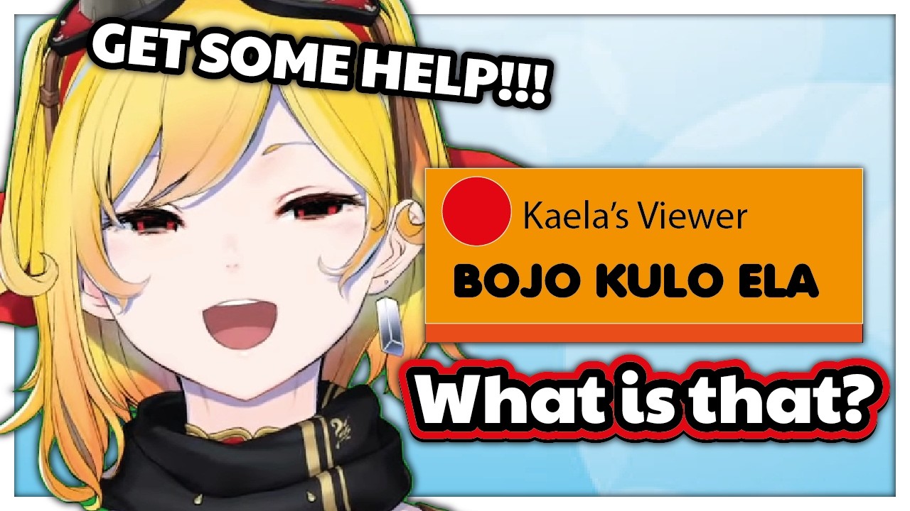 Kaela immediately knows this HALU superchat eventho she doesn't understand what it says!!