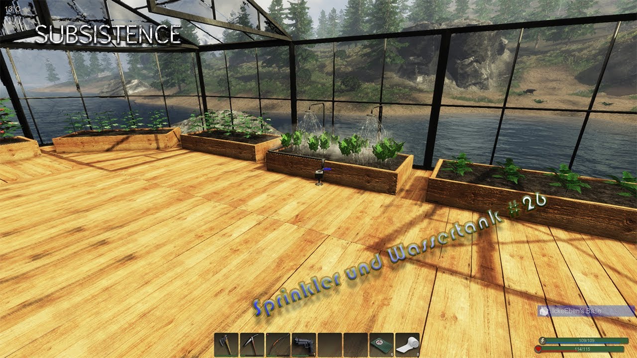 Sprinkler & Wassertank #26  | Subsistence | Lets Play German | Deutsch