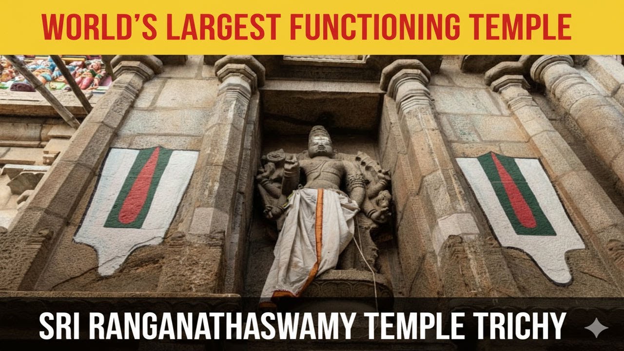 World’s Largest Temple | Sri Ranganathaswamy Temple,  श्री रंगनाथस्वामी (श्रीरंगम) मंदिर, त्रिची