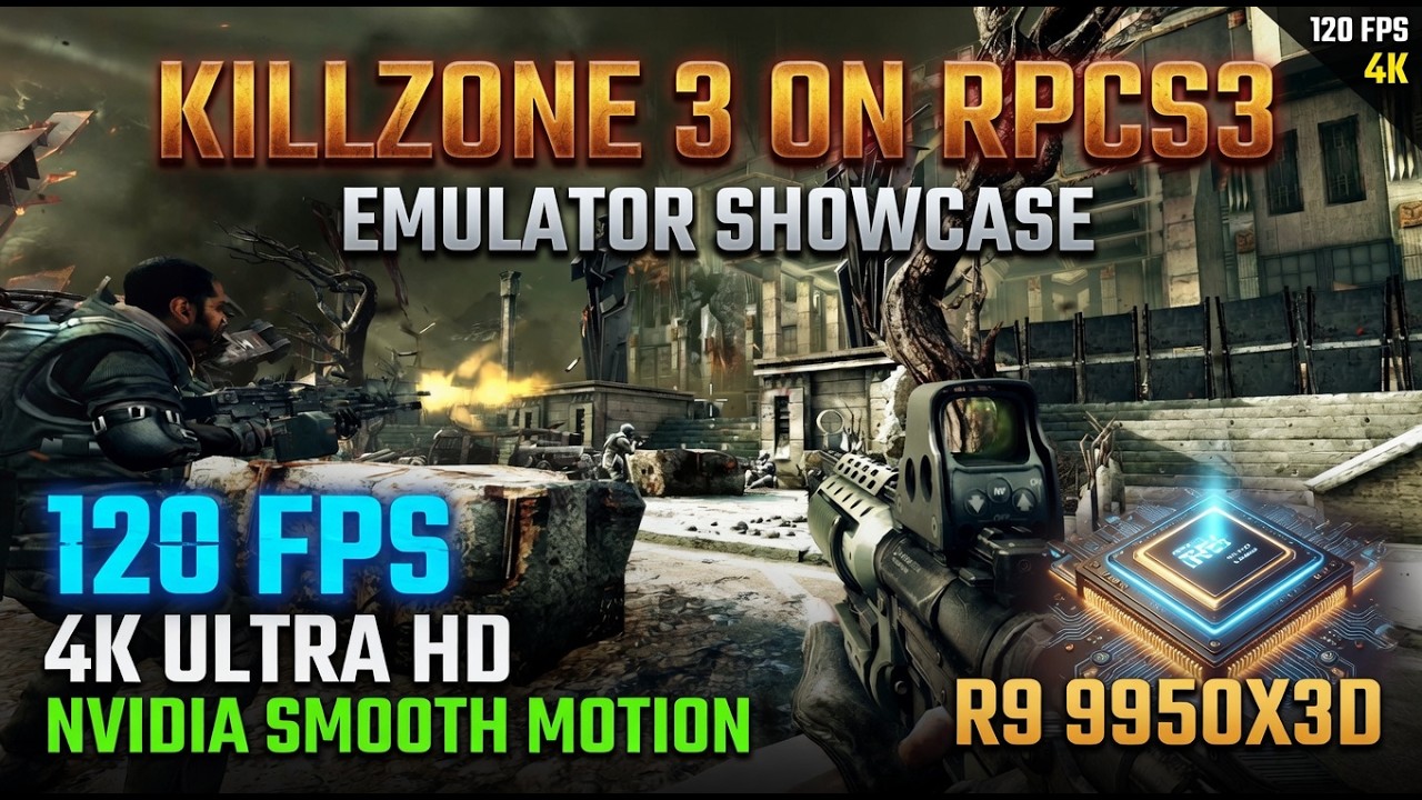 KillZone 3 at 4K 120FPS on RPCS3 - Looks Insanely Good in 2026!