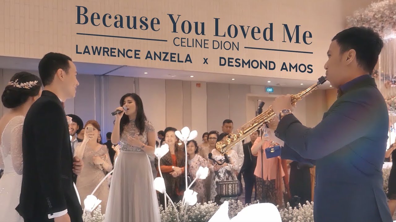 Because You Loved Me - Desmond Amos ft. Lawrence Anzela (Wedding Entrance Live)