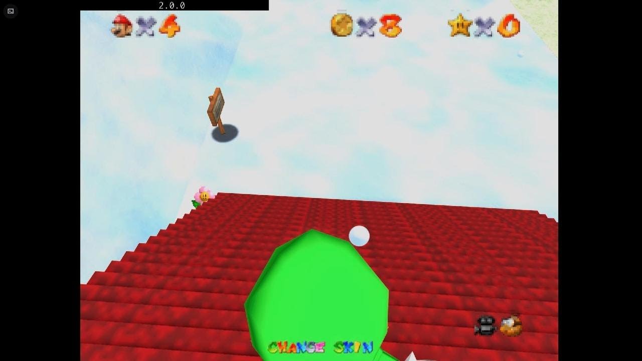 Bug de mario 64 (me salgo del mapa XD)