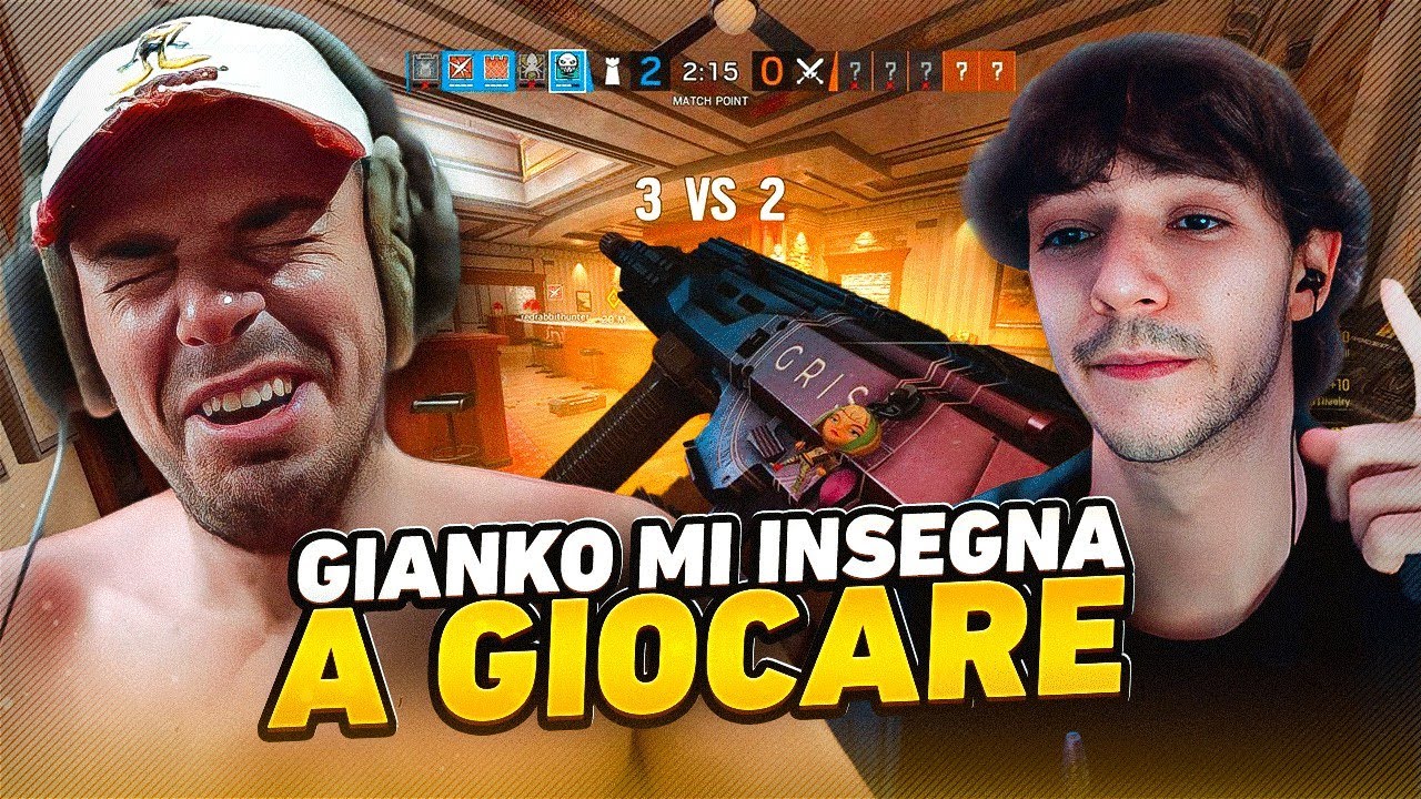 GIANKO mi INSEGNA a GIOCARE a RAINBOW SIX SIEGE!!!