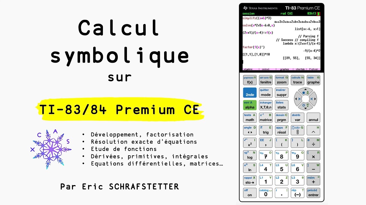 XCas sur TI-83/TI-84 Premium : Installation et tutoriel d'utilisation