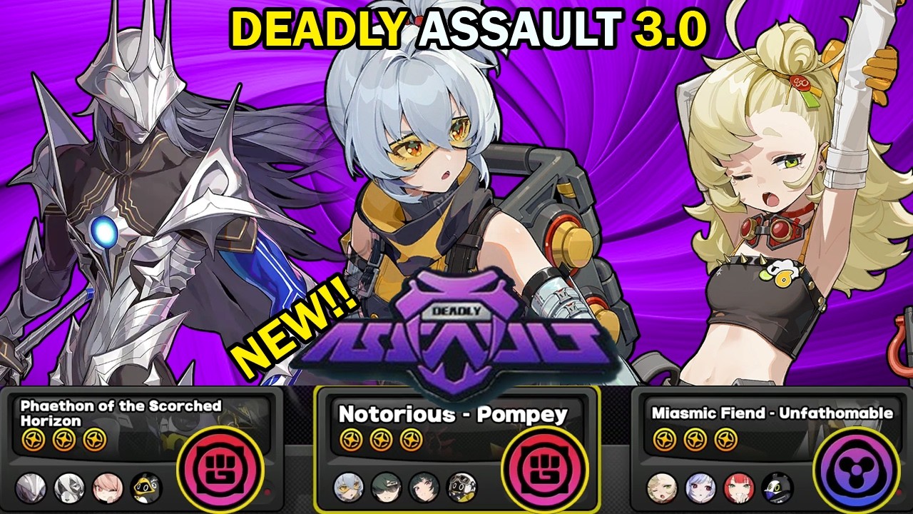 NEW Deadly Assault! | Pyrois, Soldier 11 & Piper | 9 Star Clear [F2P Acc] Zenless Zone Zero ZZZ 3.0