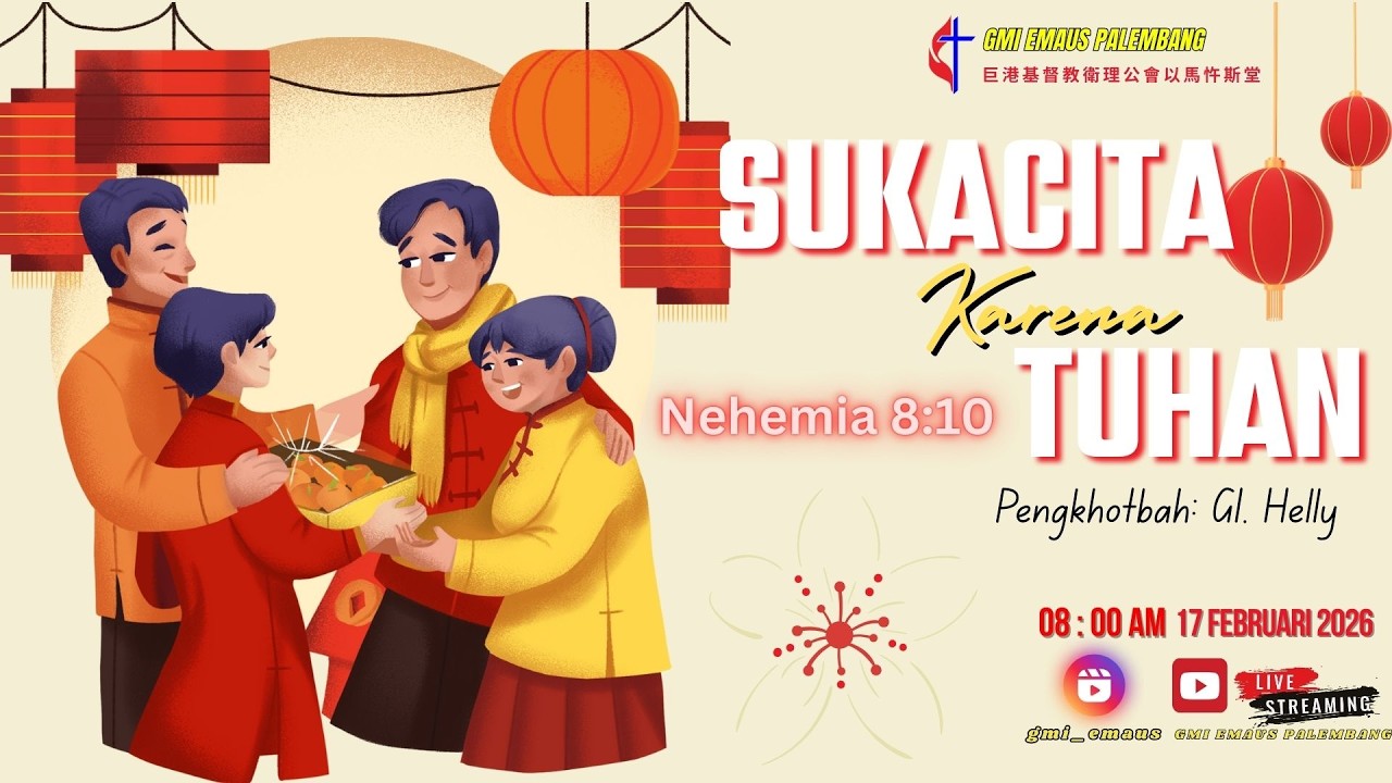 Ibadah Perayaan Imlek 17 Februari '26 Pkl. 08.00 I Pengkhotbah : GI. Helly