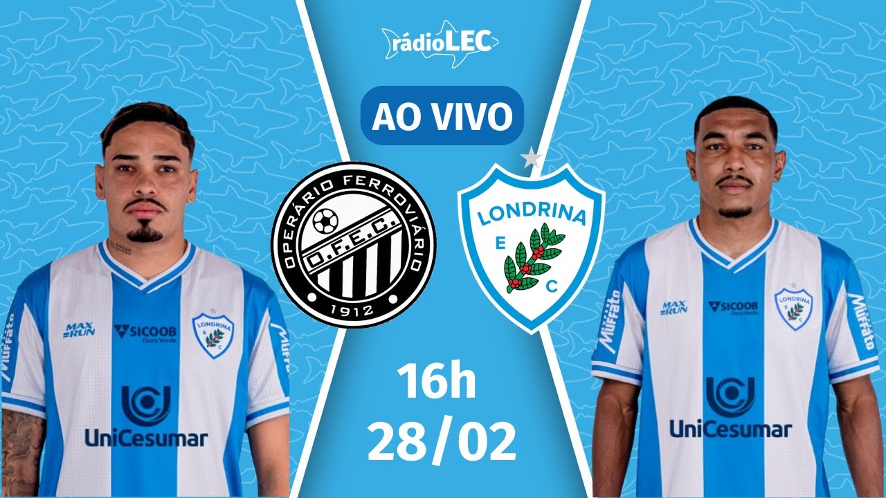 OPERÁRIO X LONDRINA AO VIVO COM REPORTAGENS DO GERMANO KRUGER | FINAL PARANAENSE 2026 | RÁDIO LEC