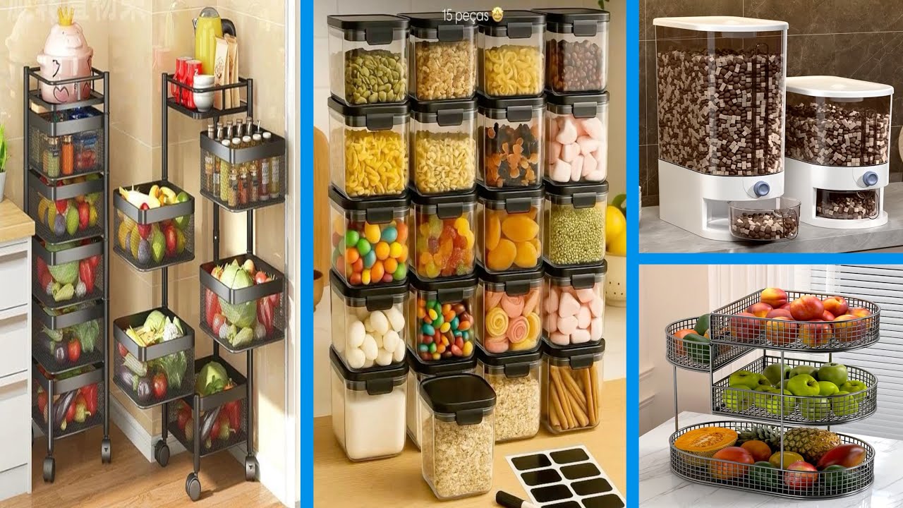 Amazon Unique Useful Space Saving Kitchen Organiser|Amazon Smart Kitchen Tools/Amazon Kitchen Racks