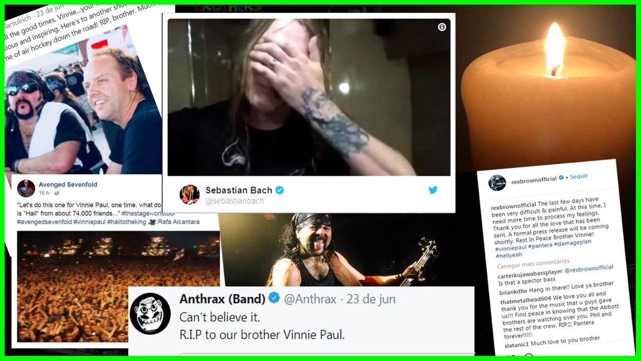 RIP Vinnie Paul - Friends and bands pay tribute - Super Metal Brothers