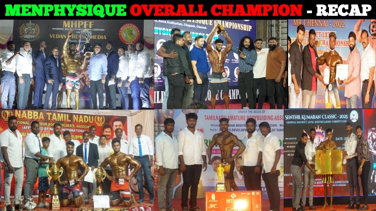 Menphysique OVERALL CHAMPION - Recap | #menphysique | #overallchampion