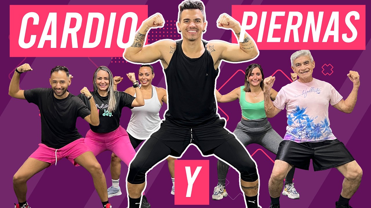 QUEMA GRASA con esta RUTINA de CARDIO SIN SALTOS y ABDOMINALES DE PIE