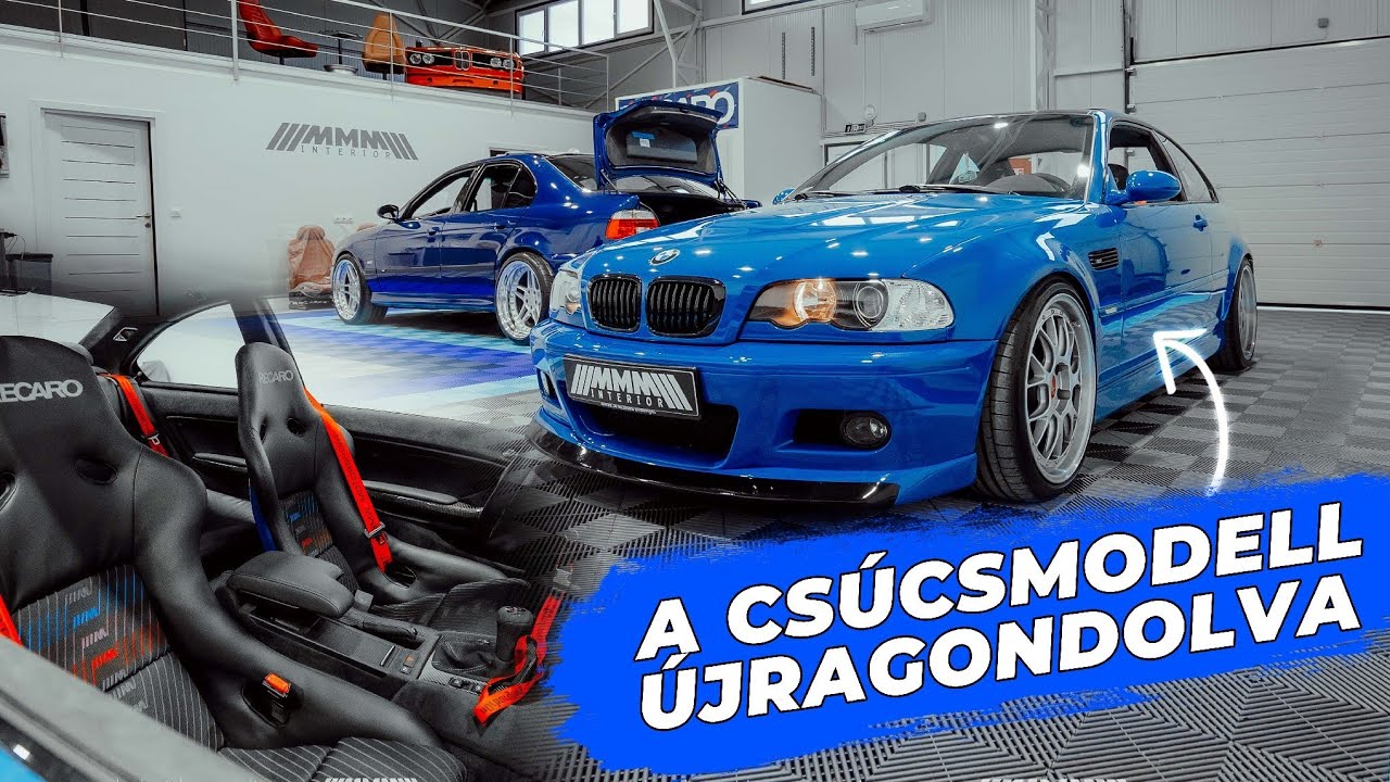 BMW E46 M3 LSB -MMM Interior Szétbombáztuk és megcsináltuk úgy, ahogy egy csúcsmodellt elképzeltünk!