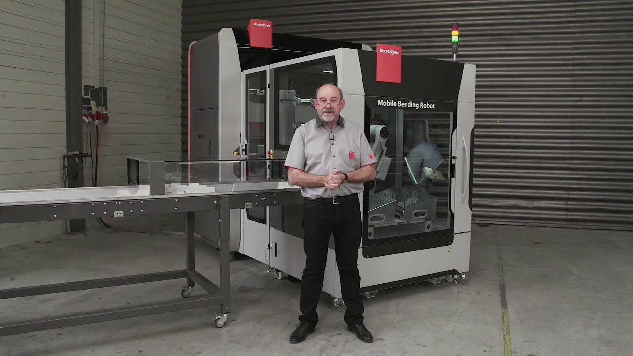 Bystronic Xpert 40/80 Mobile Bending Cell Robotic Press Brake - Demo Video