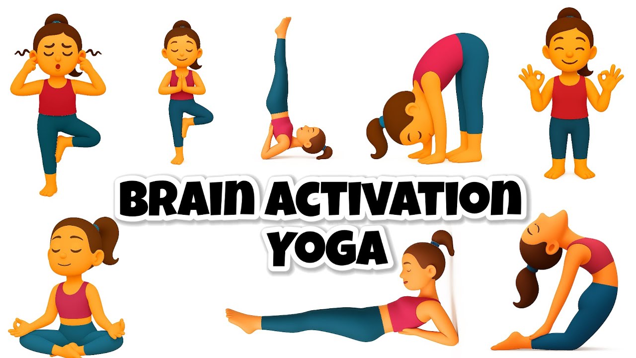 Brain Activation Yoga for Kids 🧘‍♀️ | Fun & Easy Yoga Poses for Focus & Memory
