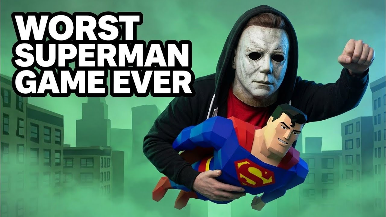 WORST SUPERMAN GAME EVER!!!! SUPERMAN 64 NINTENDO 64 
