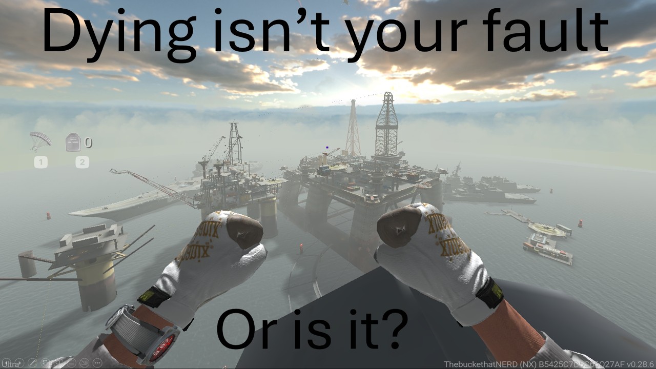 dying in combat zone isnt your fault OR IS IT
