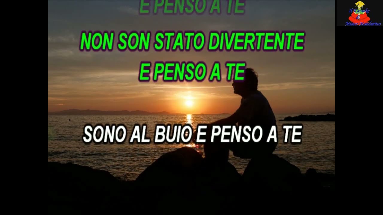 Lucio Battisti    E penso a te karaoke