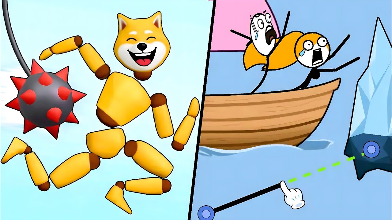 🤣 Ragdoll Break - Kick Loser 🆚 Escape Rope | All Ragdoll Break Gameplay,2048 Gameplay #0081.