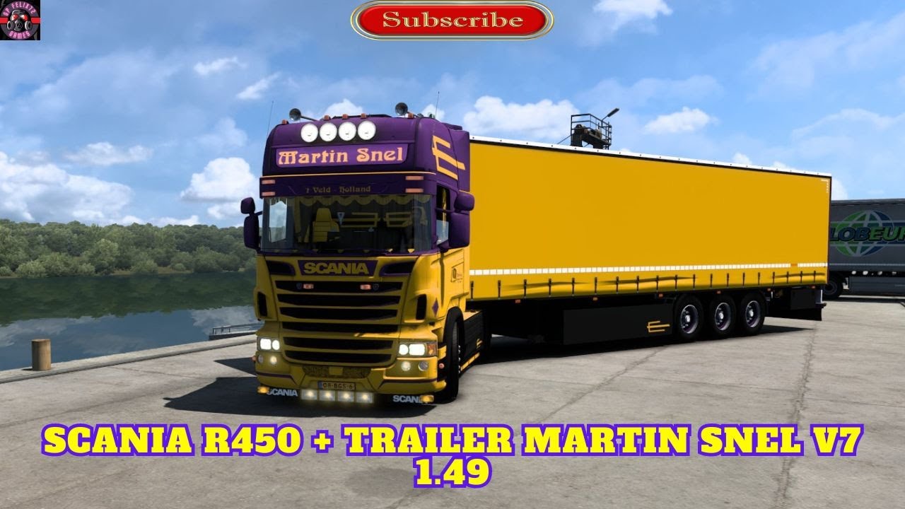 SCANIA R450 MARTIN SNEL V7 - ETS2 MODS 1.49/1.50