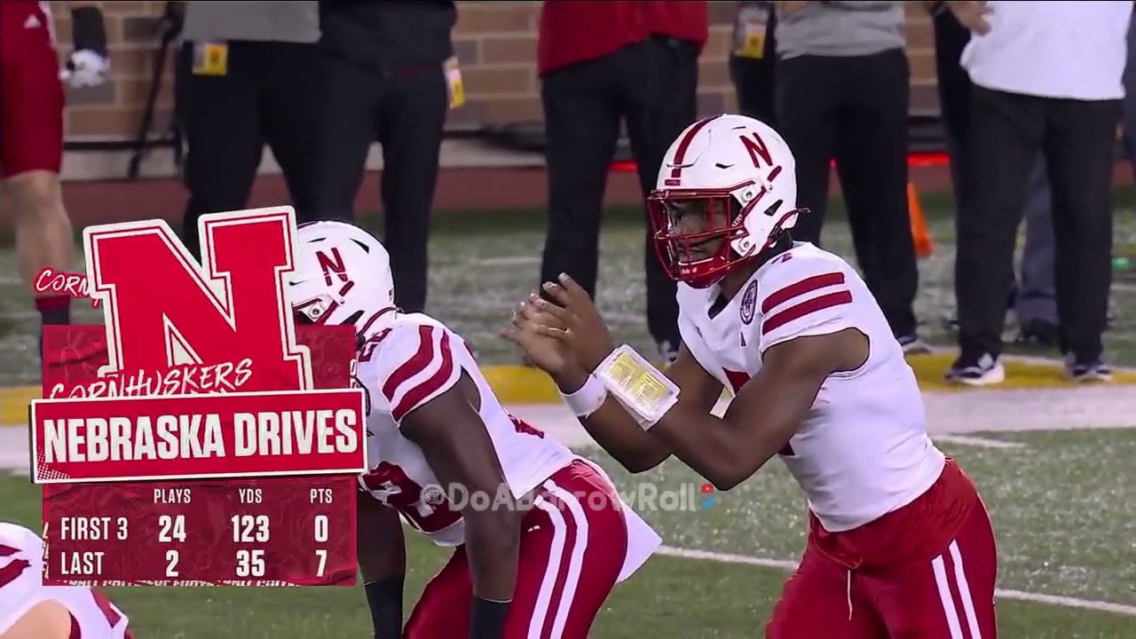 Nebraska OL/Offense vs Minnesota Defense (2023)