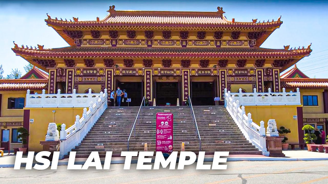 Walking Los Angeles : Hsi Lai Buddhist Temple, Hacienda Heights