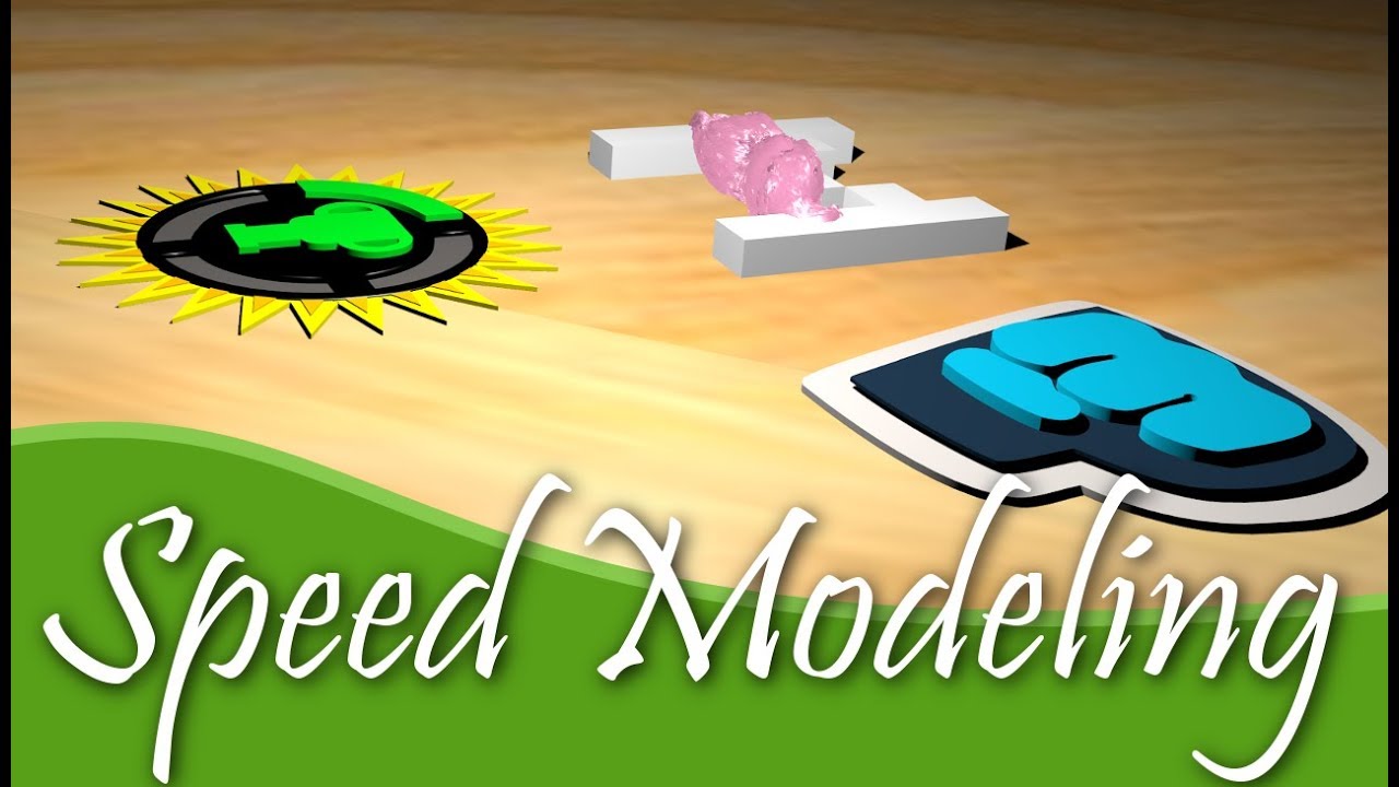 [Speed Modeling] Logo 3D - Markiplier - PewDiePie - MatPat
