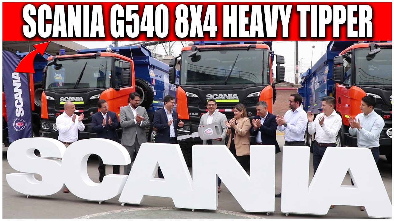 50 camiones Scania G540 8x4 Heavy Tipper para 'San Martín Contratistas Generales'