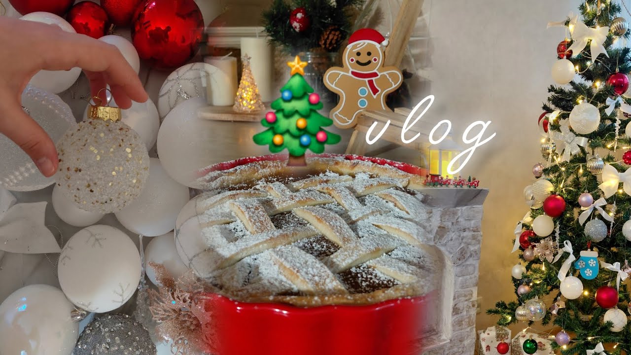 🎀Həftə sonu vlog 🎄Yolka,mətbəx dekoru,hazır pure ilə piroq🥧