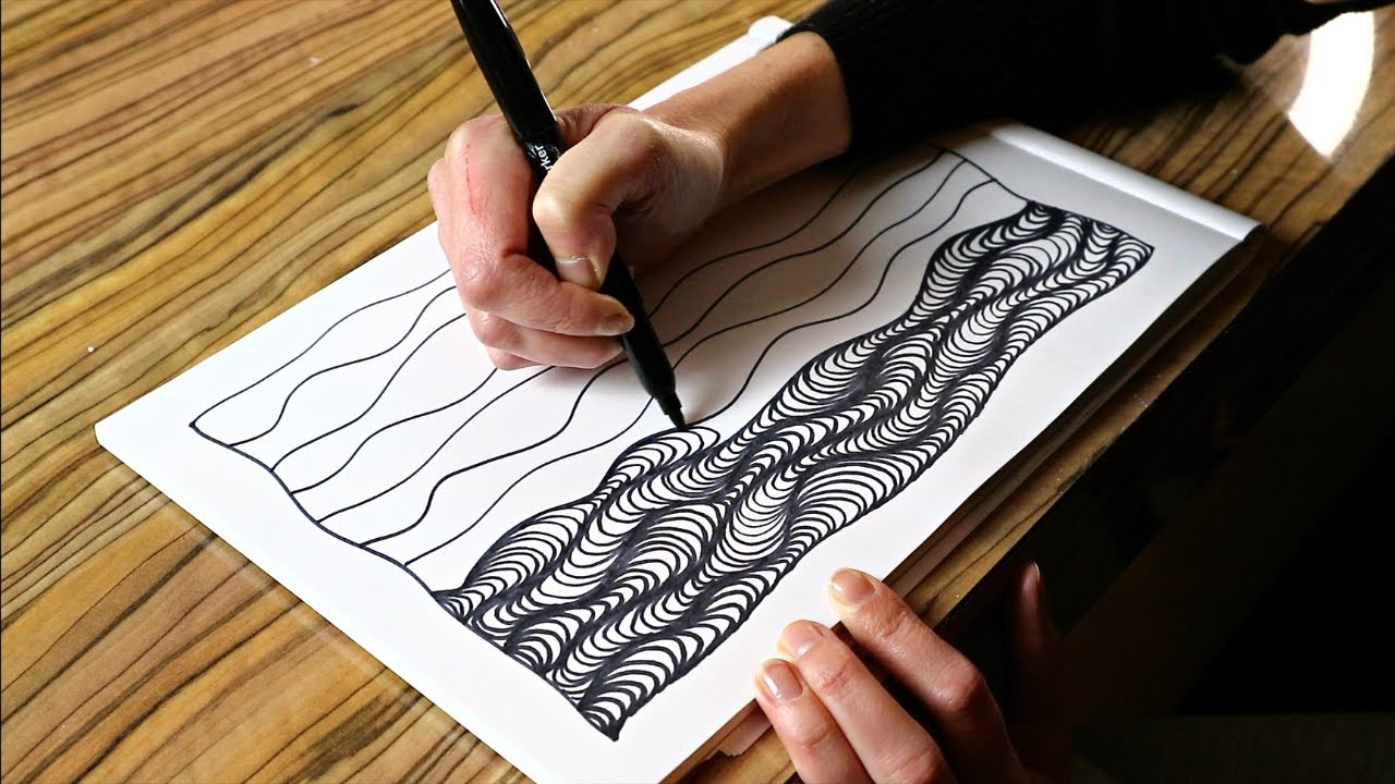 Mindful Drawing Exercises | Relaxing Doodles | Part 3