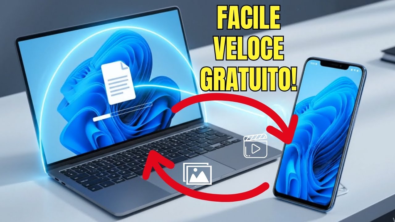 Il modo più facile per TRASFERIRE foto e video tra smartphone e PC!