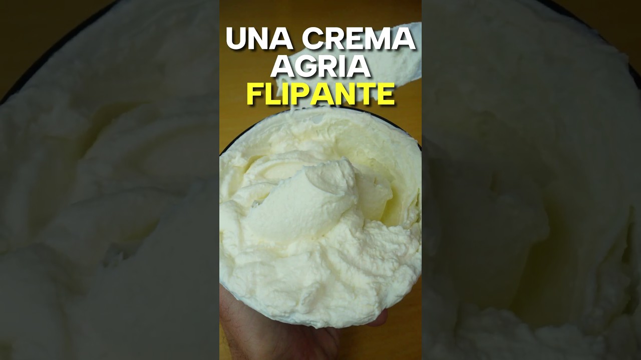 Receta CREMA AGRIA Casera: f&aacute;cil en 2 minutos ▶️ Ideal para carnes y sopas #Sourcream