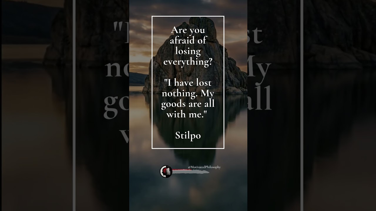 Are you afraid of losing everything?