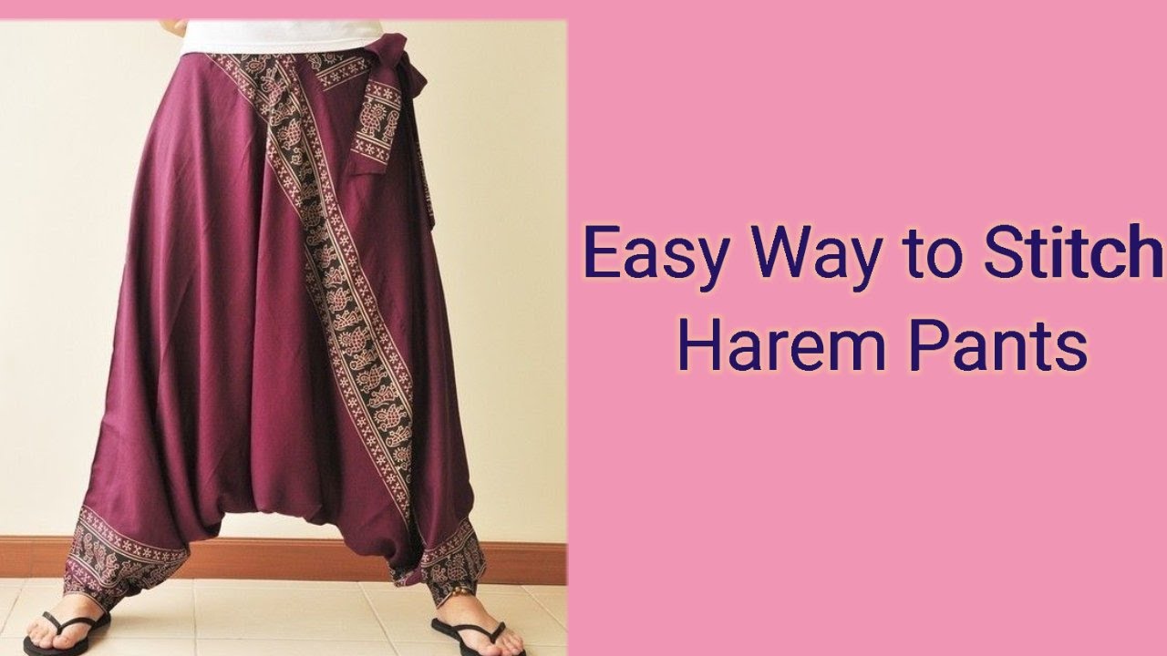 Easy Way to Stitch Harem 👖|Loose Pants|ARS Design World #harempant #arsdesignworld #malayalam