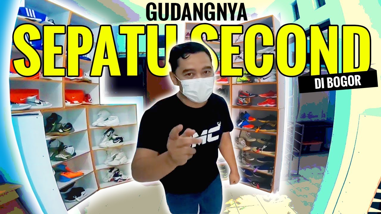 Viral Gudang Sepatu Second Original di Bogor #bekas