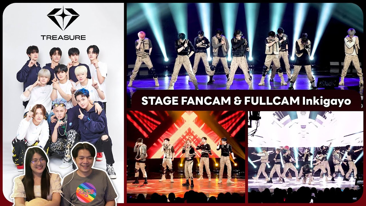 Reaction | TREASURE - Stage Fancam & Fullcam Inkigayo #ชวนเธอมารีแอค