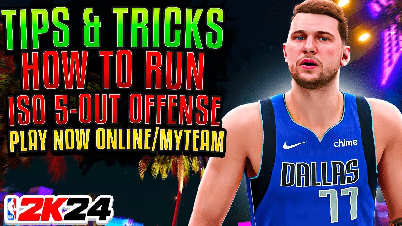 How To Run ISO 5-OUT OFFENSE To EXPOSED OFF BALL DEFENSE! NBA 2K24 Best Offensive Tips