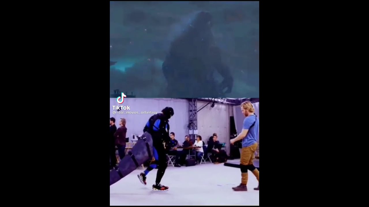 ASI COMO GRABARON GODZILLA 2 EL REY DE LOS MONSTRUO TYTANUS GODZILLA VS TYTANUS KING GHIDORAH XD👍😱🤔🤩