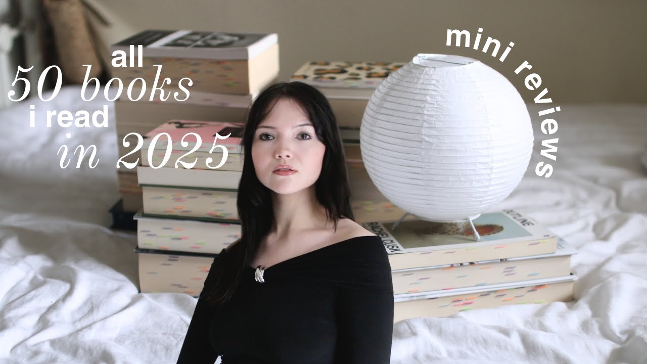 Обзор каждой книги, которую я прочитаю в 2025 году, менее чем за 30 минут.
