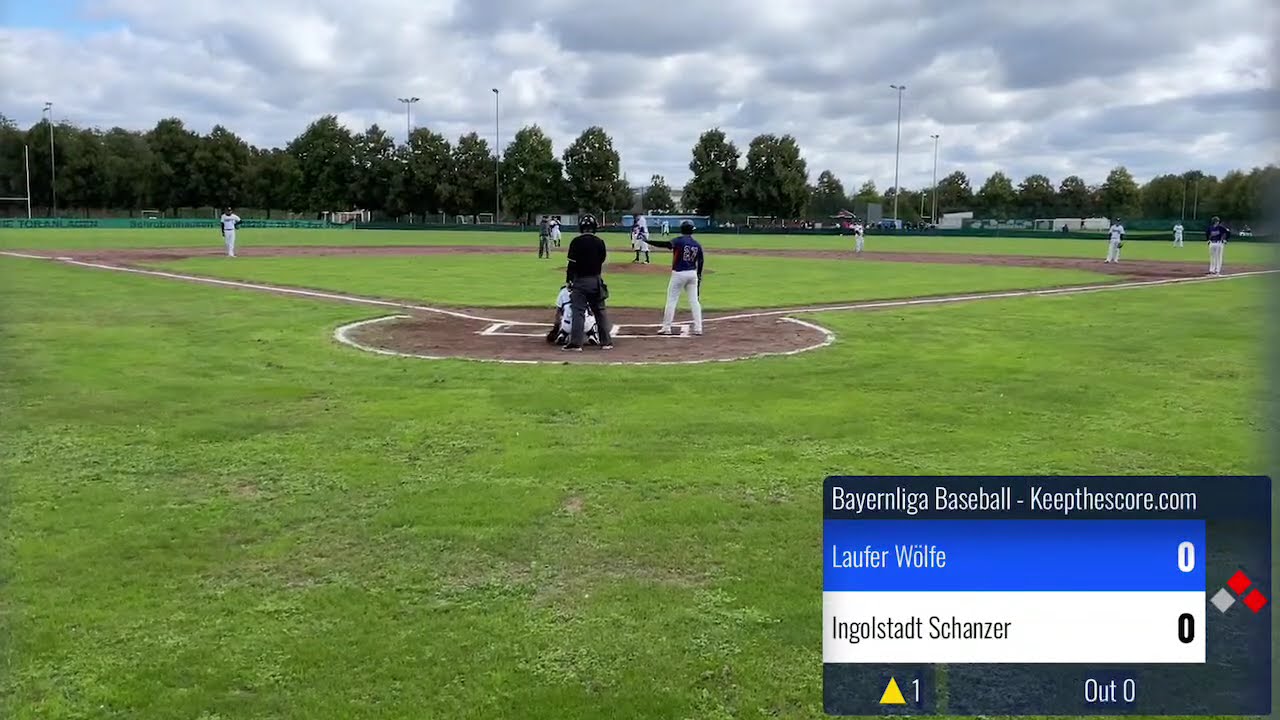 Bayernliga Baseball - Ingolstadt Schanzer vs. Laufer Wölfe