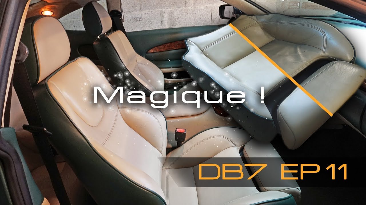 Aston DB7 Episode 11 - Rénovation du cuir