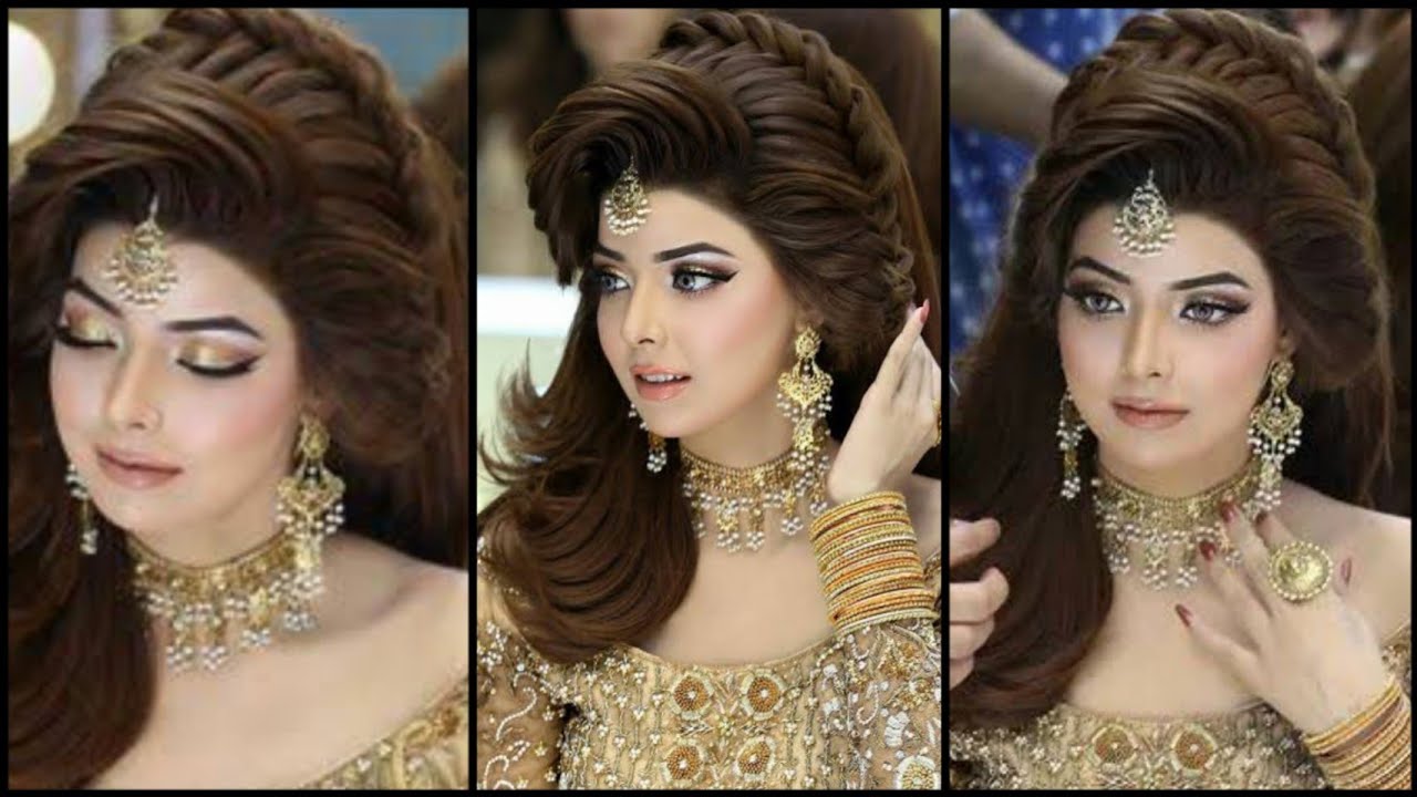 Kashee's Attention Grabbing Hairstyle. Unique and trendy Hairdo. Updo For Brides