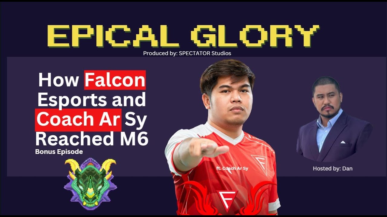 How Falcon Esports and Coach Ar Sy Reached M6 (Ft Coach Ar Sy) | EPICAL GLORY BONUS EPISODE